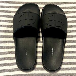 Gently worn Anine Bing slides - size 36